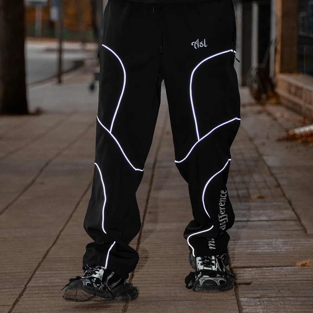 ASELIYOIN - BLACK VENOM PANTS