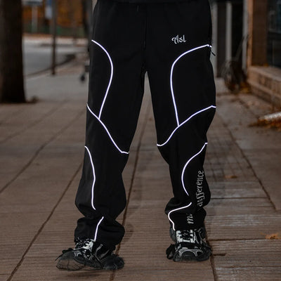 ASELIYOIN - BLACK VENOM PANTS