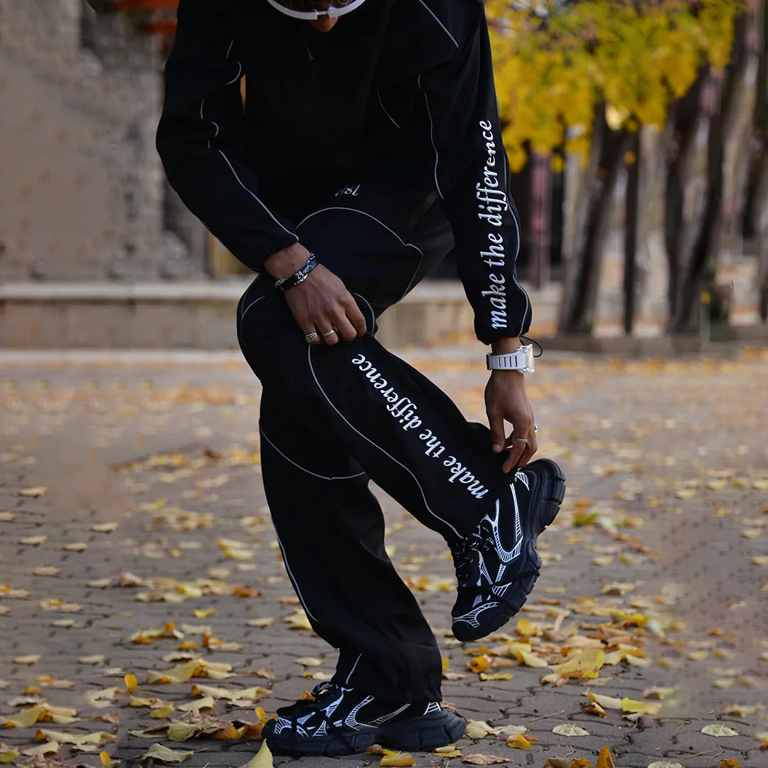 ASELIYOIN - BLACK VENOM PANTS