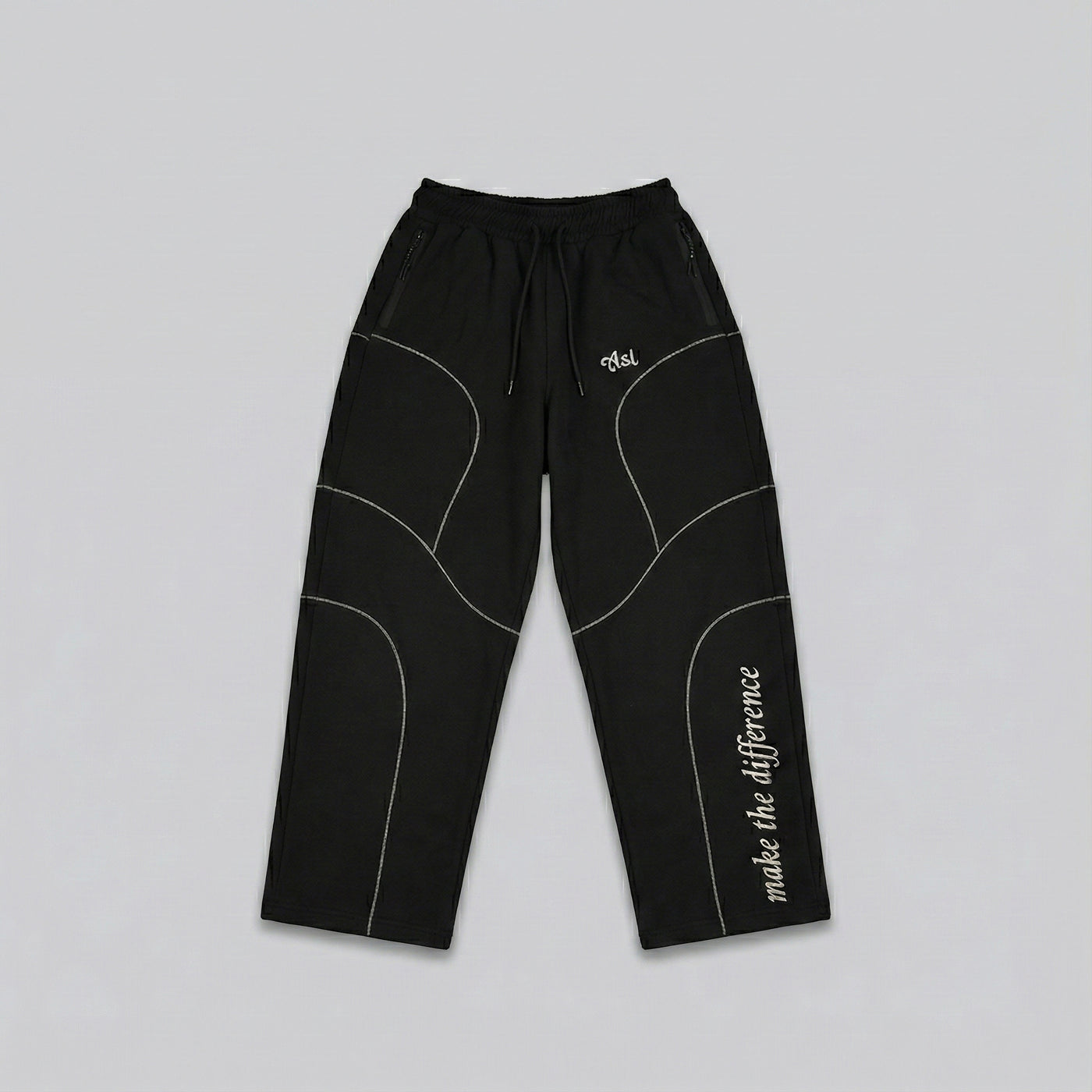 ASELIYOIN - BLACK VENOM PANTS